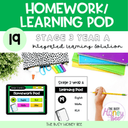 Stage 3 Year A Homework/Learning Pod 19 - Homework | Casual Teaching