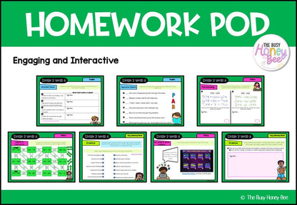 Stage 3 Year A Homework/Learning Pod 2 - PowerPoint