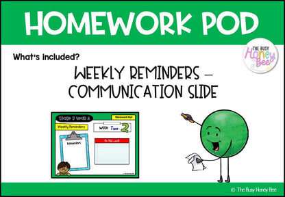 Stage 3 Year A Homework/Learning Pod 2 - PowerPoint