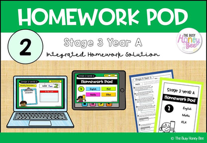 Stage 3 Year A Homework/Learning Pod 2 - PowerPoint