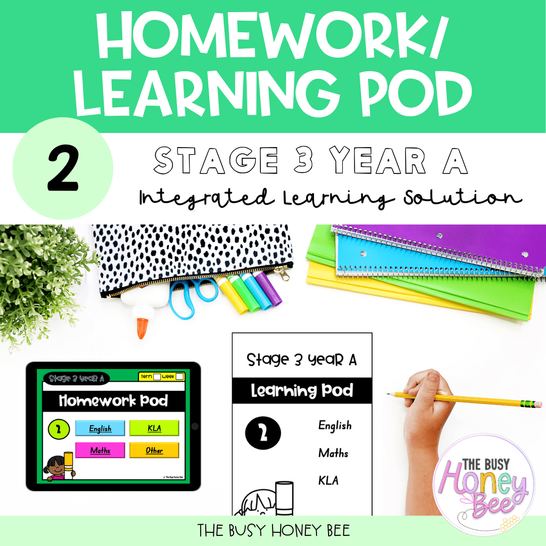 Stage 3 Year A Homework/Learning Pod 2 - PowerPoint