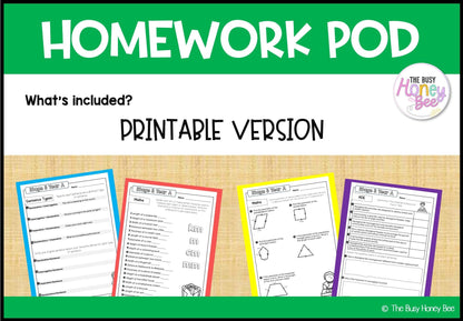 Stage 3 Year A Homework/Learning Pod 3 - PowerPoint