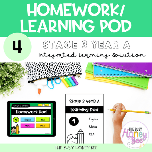 Stage 3 Year A Homework/Learning Pod 4 - PowerPoint