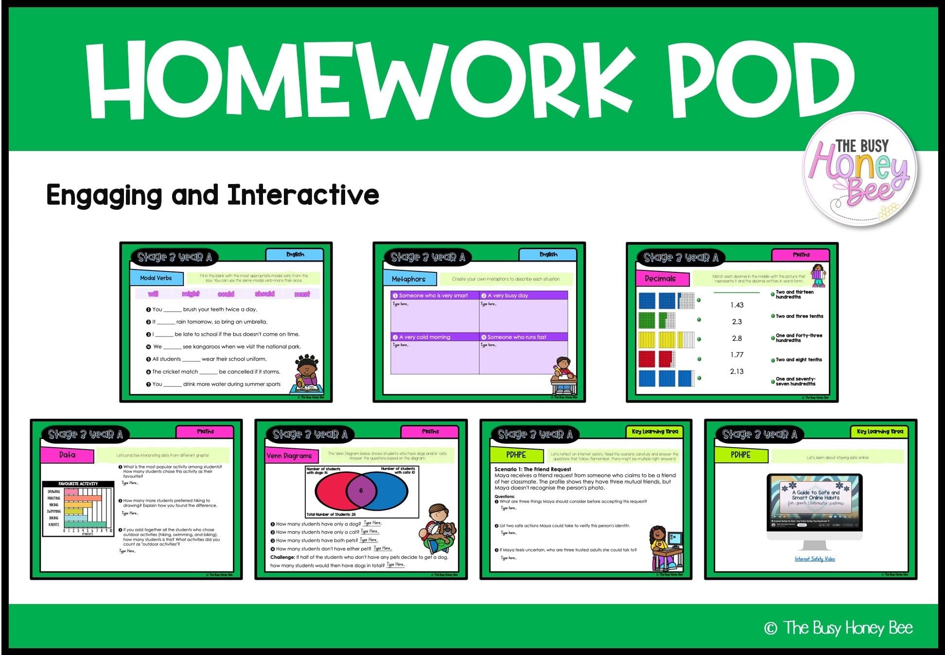 Stage 3 Year A Homework/Learning Pod 5 - PowerPoint