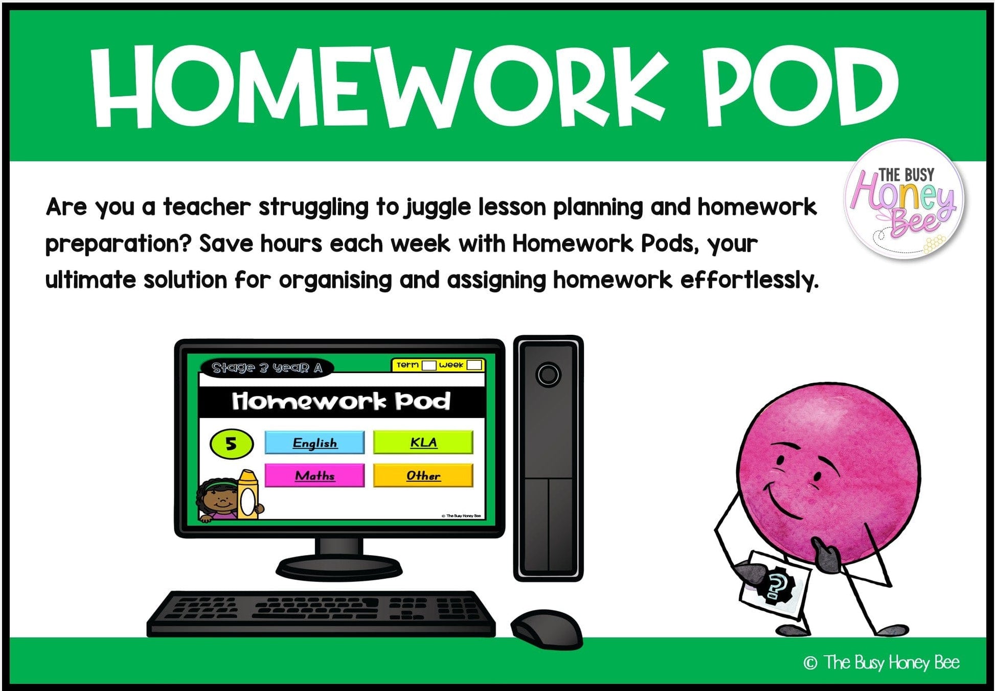 Stage 3 Year A Homework/Learning Pod 5 - PowerPoint