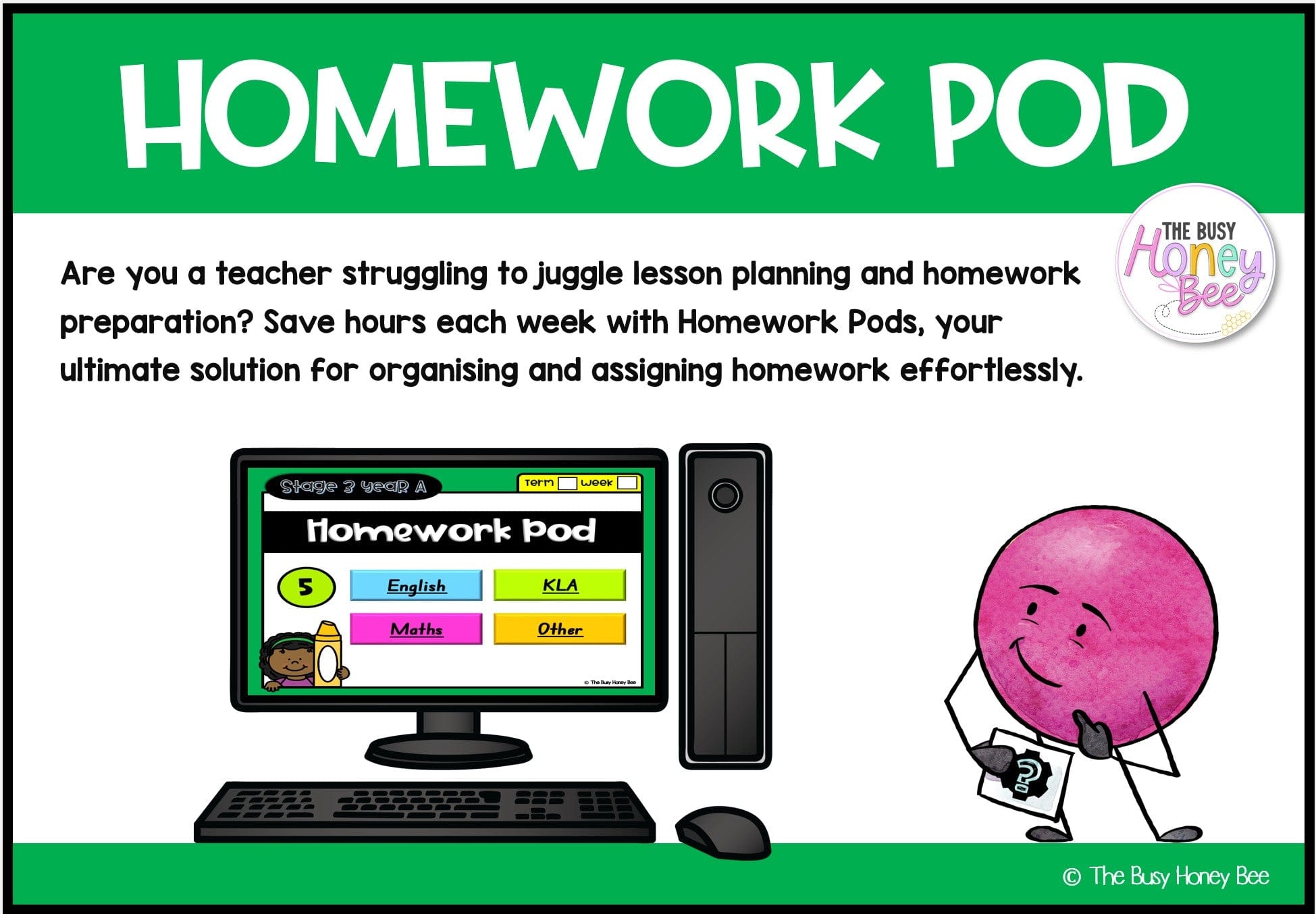 Stage 3 Year A Homework/Learning Pod 5 - PowerPoint