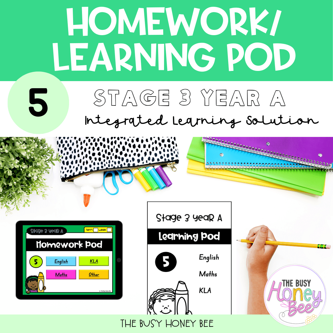 Stage 3 Year A Homework/Learning Pod 5 - PowerPoint
