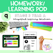Stage 3 Year A Homework/Learning Pod 9 - PowerPoint