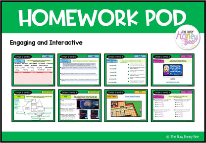 Stage 3 Year A Homework/Learning Pods Term 3 Mega Bundle - Homework | Casual Teaching