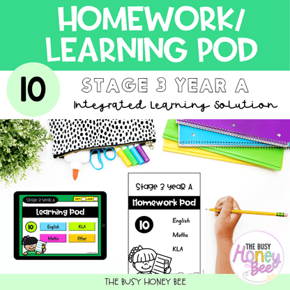 Stage 3 Year A Homework/Learning Pods Ultimate Mega Bundle - Homework | Casual Teaching