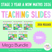 Stage 3 Year A NSW Maths 2026 Term 1 Mega Bundle - Teaching Slides