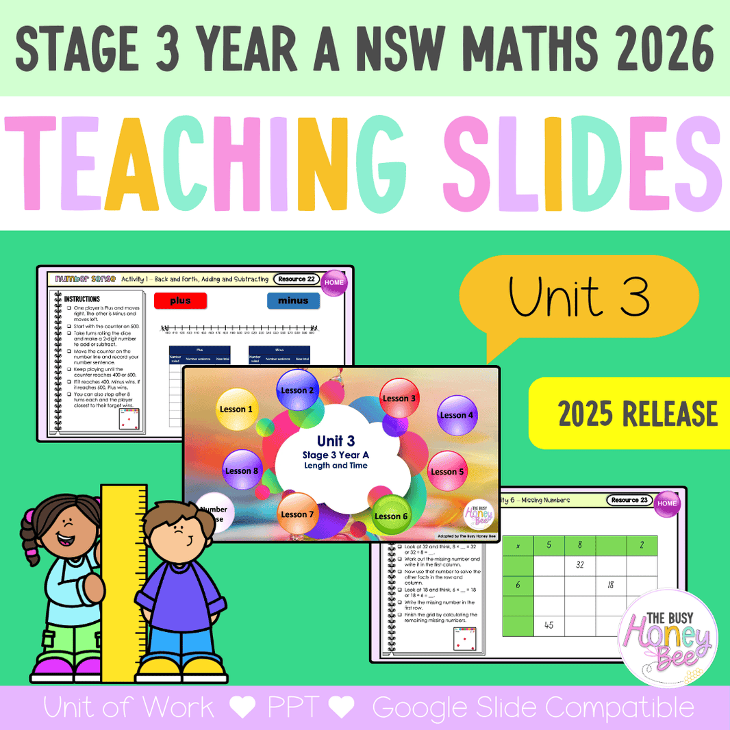 Stage 3 Year A - NSW Maths – The Busy Honey Bee