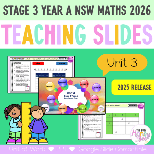 Stage 3 Year A NSW Maths Unit 3 Length and Time Teaching Slides 2026 - Teaching Slides