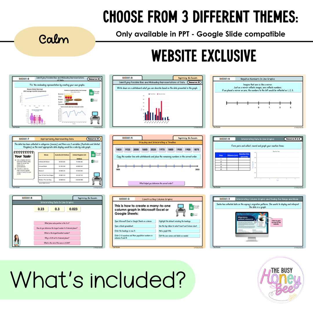 Stage 3 Year A NSW Maths Unit 5 Data Teaching Slides 2026 - Teaching Slides