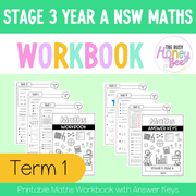 Stage 3 Year A NSW Maths Workbook Term 1 - Workbook | Worksheets