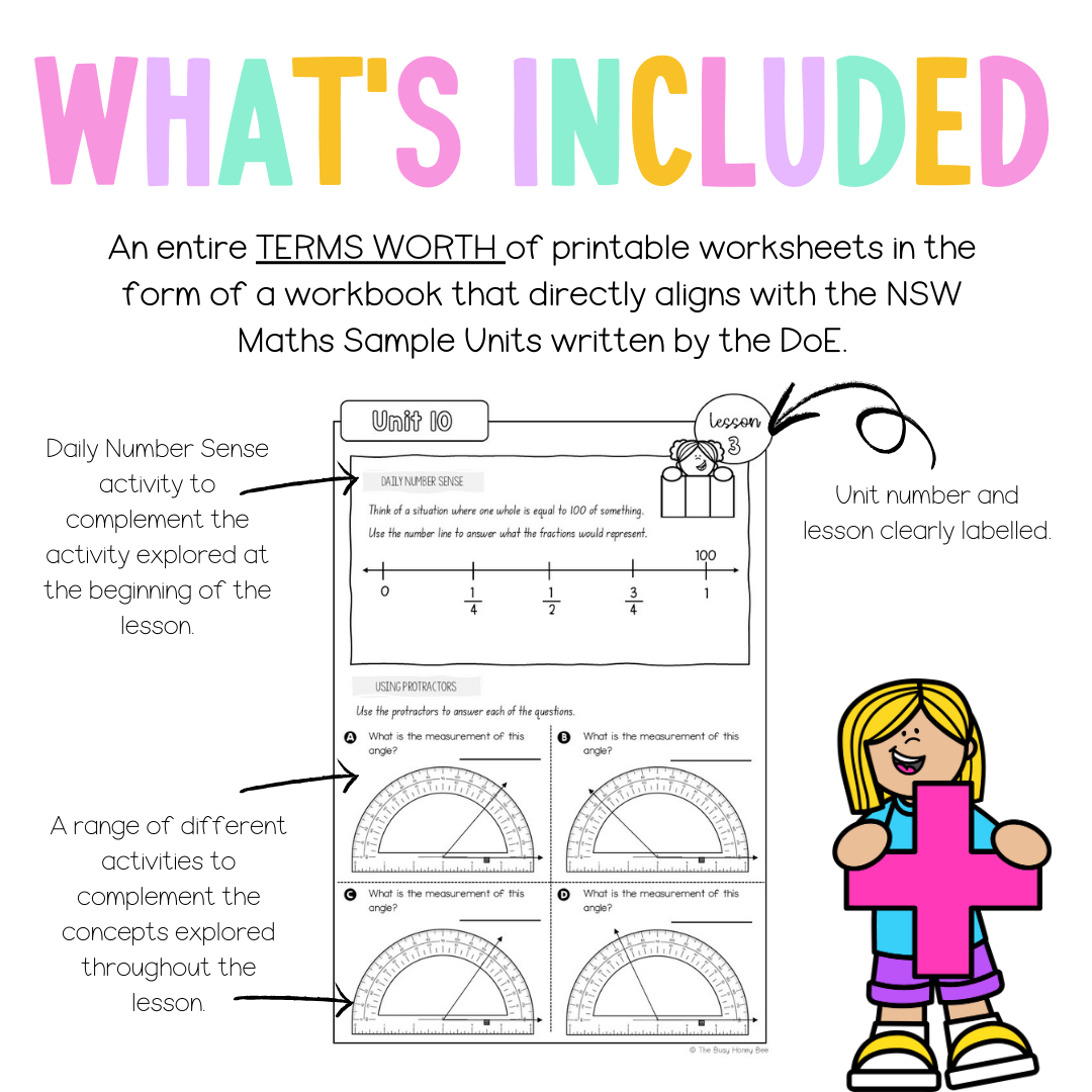 Stage 3 Year A NSW Maths Workbook Term 2 -