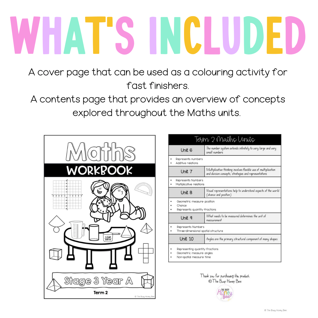 Stage 3 Year A NSW Maths Workbook Term 2 -