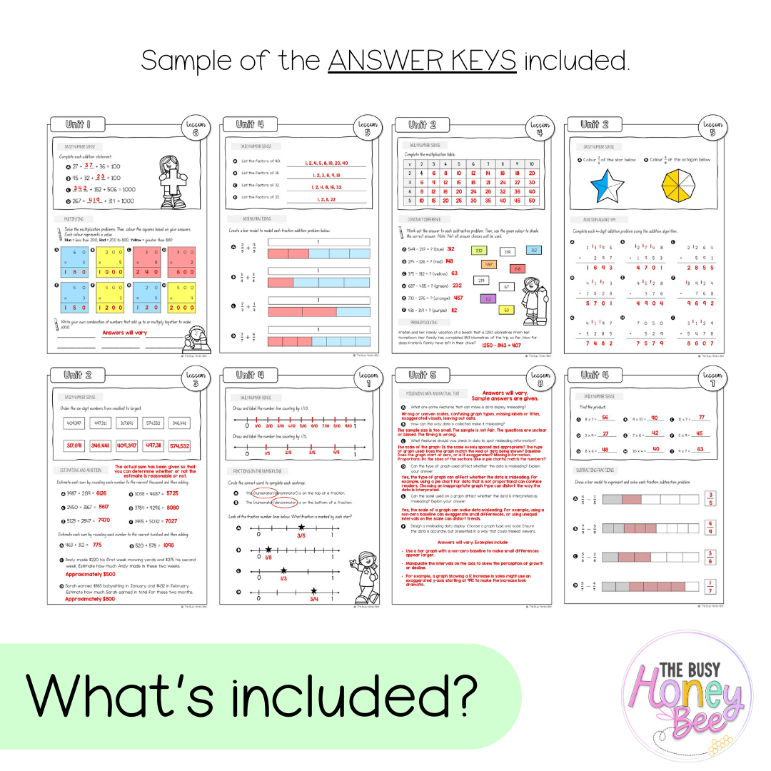 Stage 3 Year A NSW Maths Workbook ULTIMATE Mega Bundle - Workbook | Worksheets