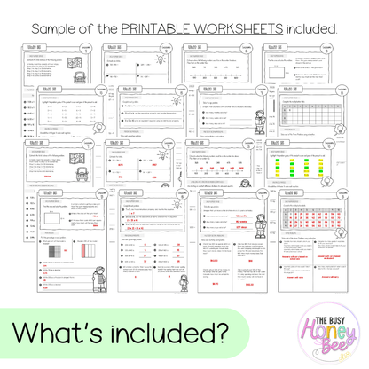 Stage 3 Year A NSW Maths Worksheets Unit 15 - Workbook | Worksheets