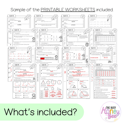 Stage 3 Year A NSW Maths Worksheets Unit 19 - Workbook | Worksheets