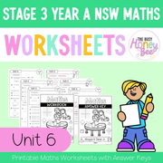 Stage 3 Year A NSW Maths Worksheets Unit 6 - Workbook | Worksheets
