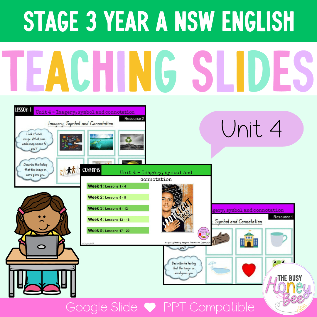 Stage 3 Year A Term 2 English Teaching Slides Mega Bundle - Teaching Slides