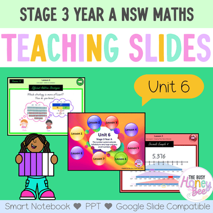 Stage 3 Year A Term 2 Maths Teaching Slides Mega Bundle - Teaching Slides