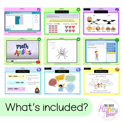 Stage 3 Year A Term 3 Maths Teaching Slides Mega Bundle - Teaching Slides