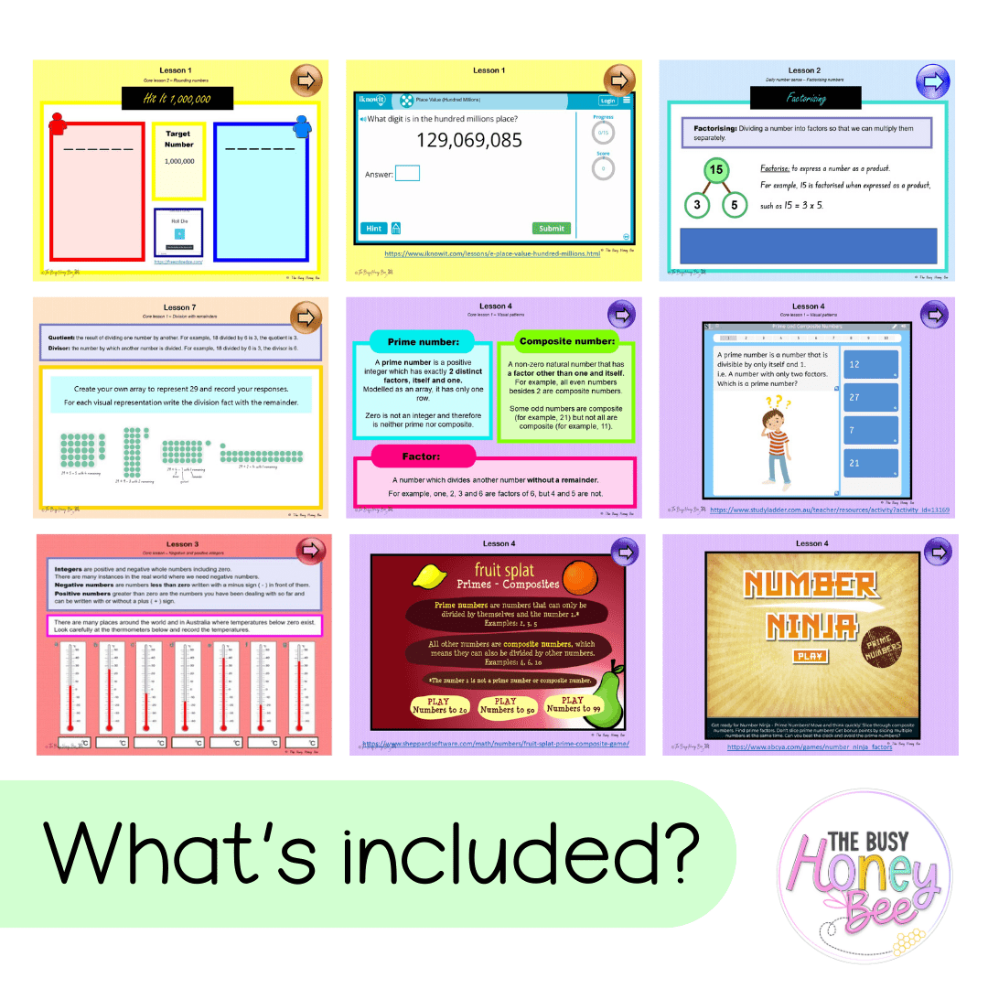 Stage 3 Year A Term 3 Maths Teaching Slides Mega Bundle - Teaching Slides