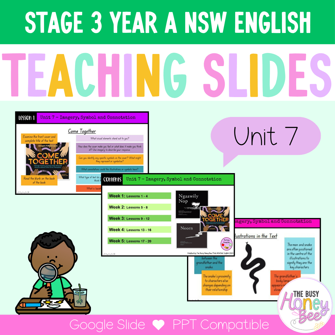 Stage 3 Year A Term 4 English Teaching Slides Mega Bundle - Teaching Slides
