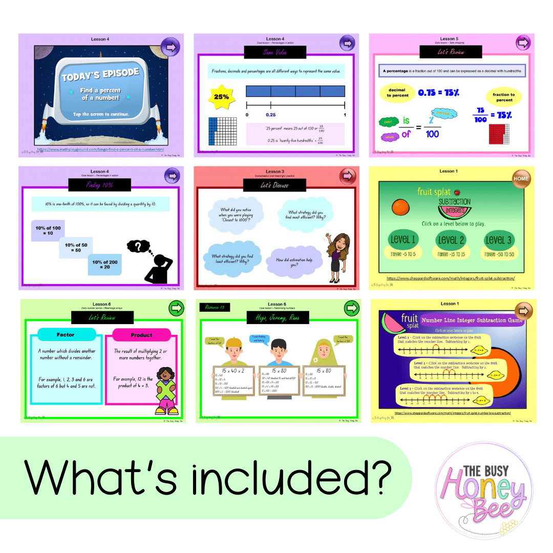 Stage 3 Year A Term 4 Maths Teaching Slides Mega Bundle - Teaching Slides