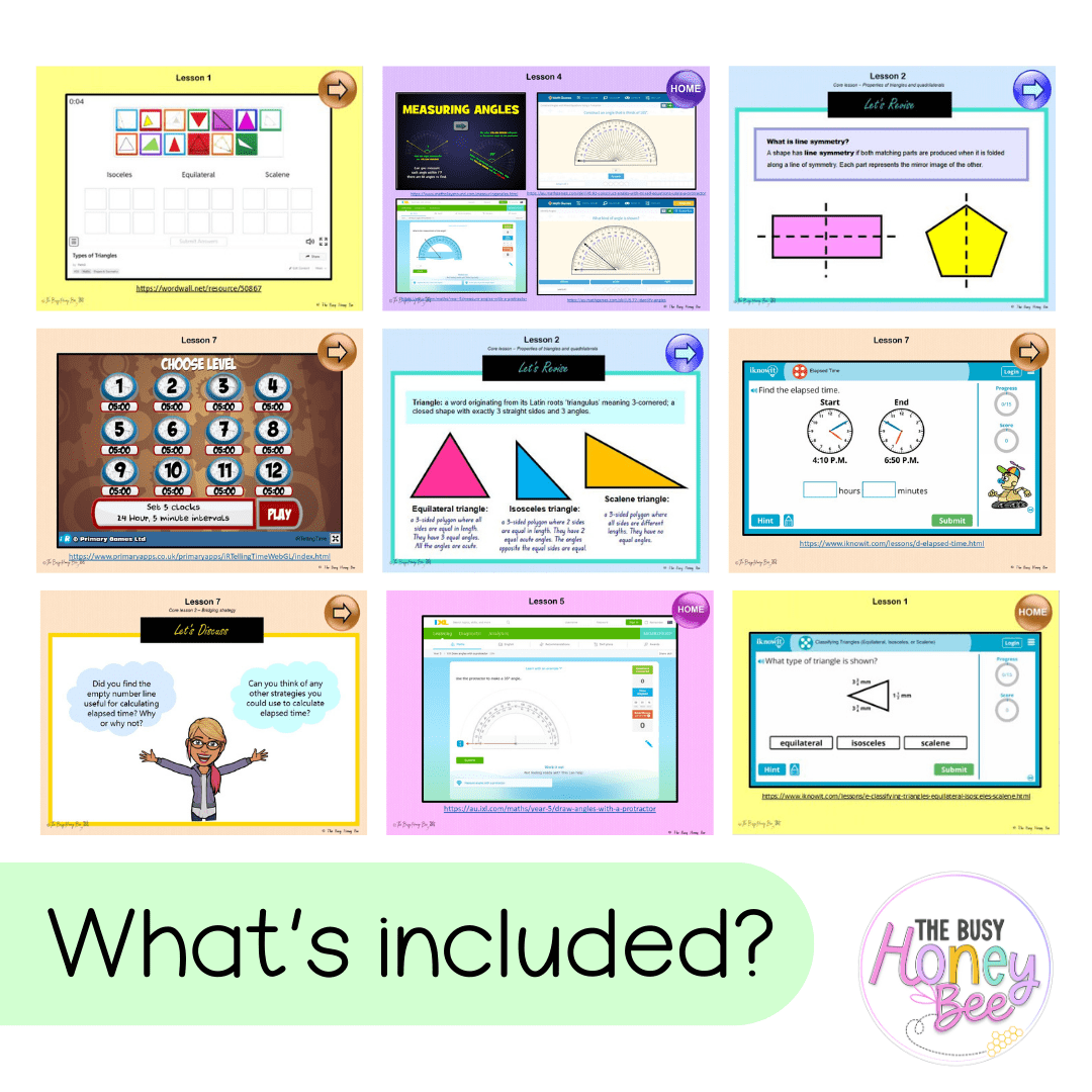 Stage 3 Year A Term 4 Maths Teaching Slides Mega Bundle - Teaching Slides