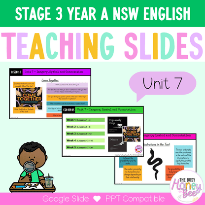 Stage 3 Year A Ultimate English Teaching Slides Mega Bundle - Teaching Slides