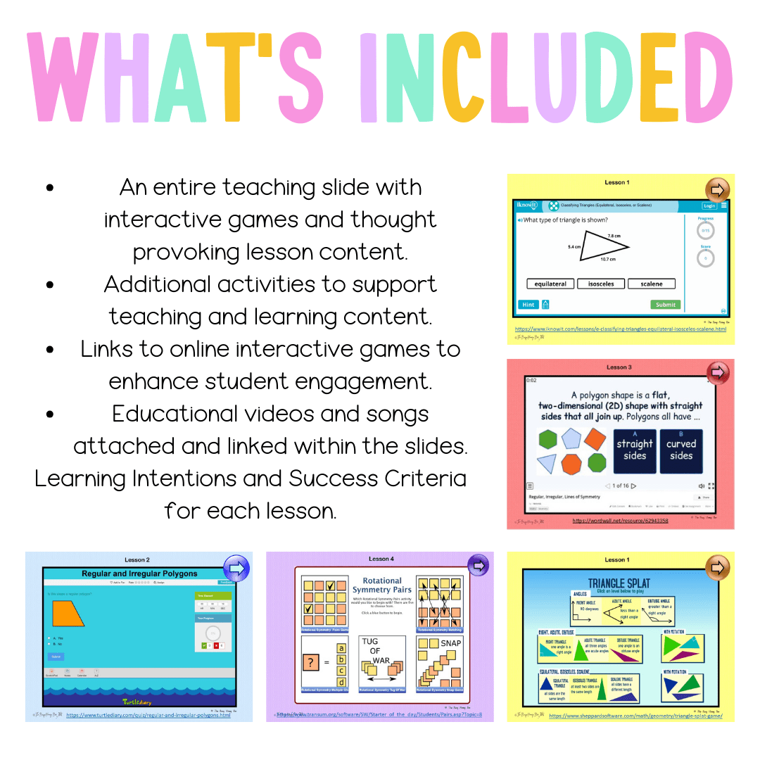 Stage 3 Year A Unit 12 NSW Maths Teaching Slides - Zip Folder: Smart Notebook, PowerPoint, Google Slide Compatible