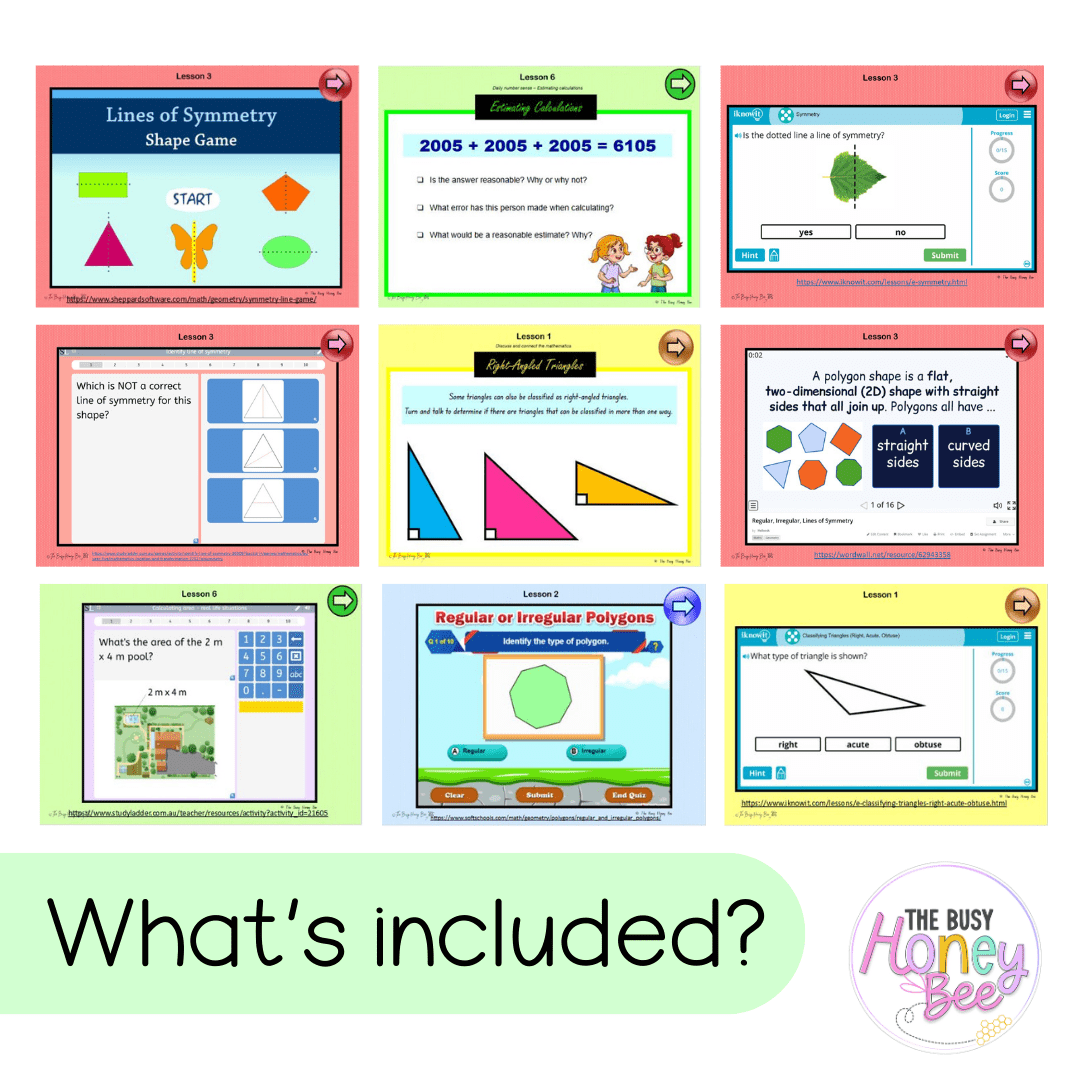 Stage 3 Year A Unit 12 NSW Maths Teaching Slides - Zip Folder: Smart Notebook, PowerPoint, Google Slide Compatible