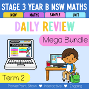 Stage 3 Year B Australian | NSW Math Daily Review | Warm-Up Term 2 Mega Bundle - Warm Up | Revision
