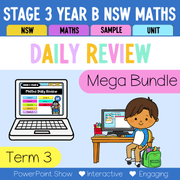 Stage 3 Year B Australian | NSW Math Daily Review | Warm-Up Term 3 Mega Bundle - Warm Up | Revision