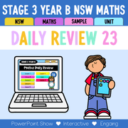 Stage 3 Year B Australian | NSW Math Daily Review | Warm-Up Unit 23 -