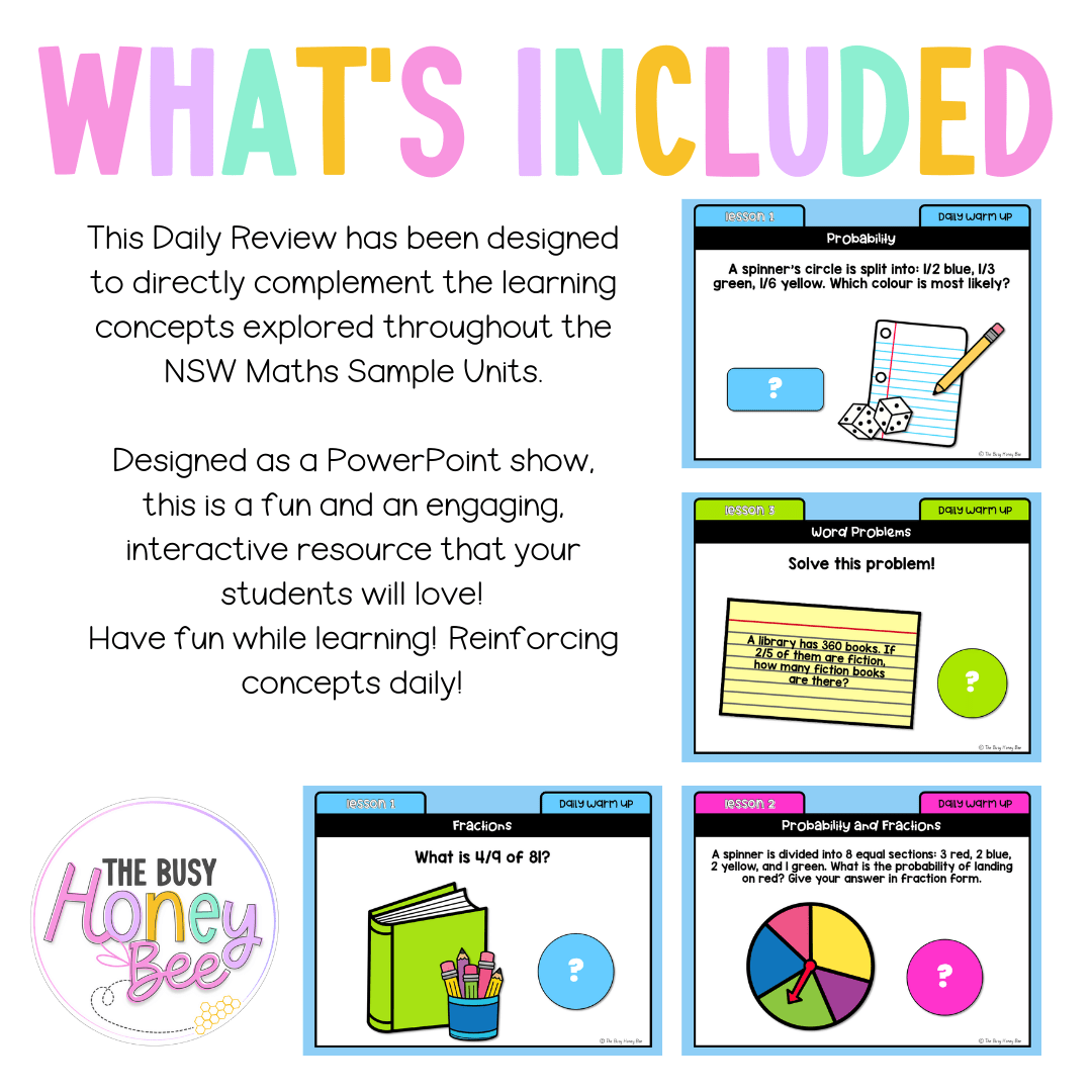 Stage 3 Year B Australian | NSW Math Daily Review | Warm-Up Unit 38 - Warm Up | Revision