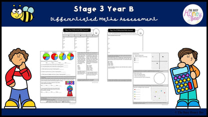 Stage 3 Year B Differentiated Maths Assessment Unit 28 - Assessment