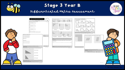 Stage 3 Year B Differentiated Maths Assessment Unit 32 - Assessment