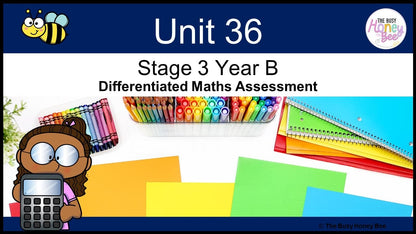 Stage 3 Year B Differentiated Maths Assessment Unit 36 - Assessment