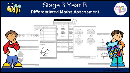 Stage 3 Year B Differentiated Maths Assessment Unit 39 - Assessment