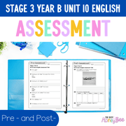 Stage 3 Year B English Pre- and Post-Assessment Unit 10 Genre -