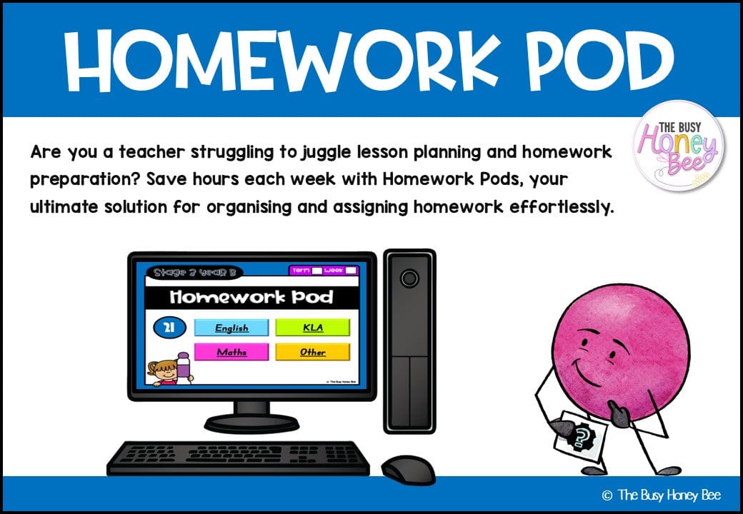 Stage 3 Year B Homework/Learning Pod 21 - Homework | Casual Teaching