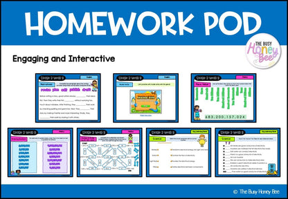 Stage 3 Year B Homework/Learning Pod 21 - Homework | Casual Teaching
