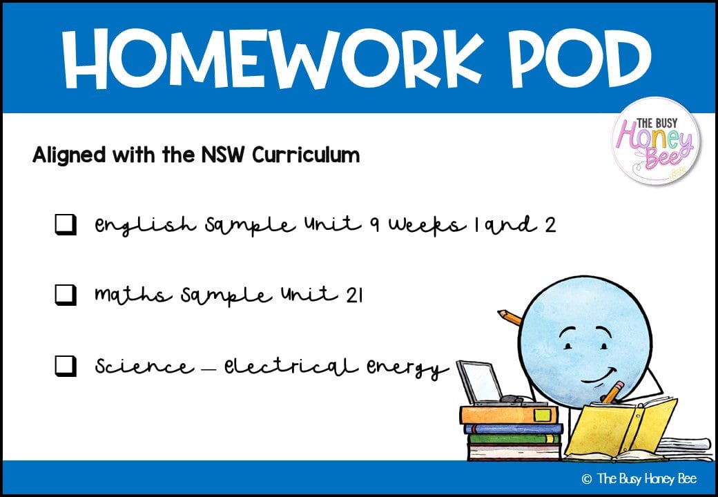 Stage 3 Year B Homework/Learning Pod 21 - Homework | Casual Teaching