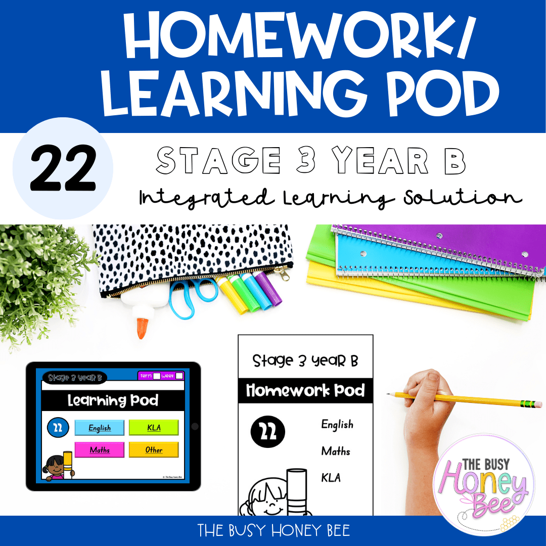 Stage 3 Year B Homework/Learning Pod 22 - PowerPoint