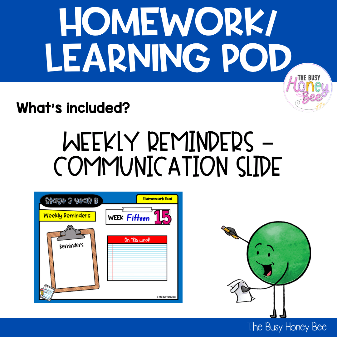 Stage 3 Year B Homework/Learning Pod 35 - Homework | Casual Teaching