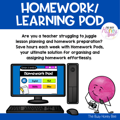 Stage 3 Year B Homework/Learning Pod 35 - Homework | Casual Teaching